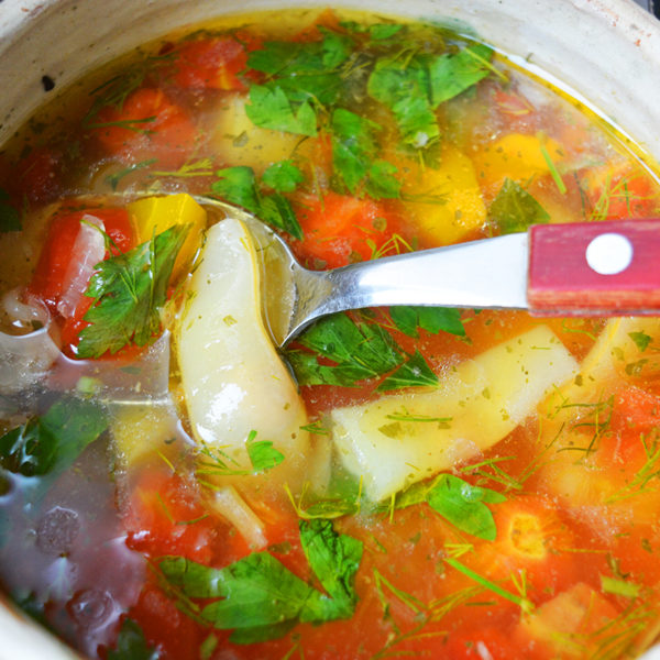 Ciorba acra cu legume