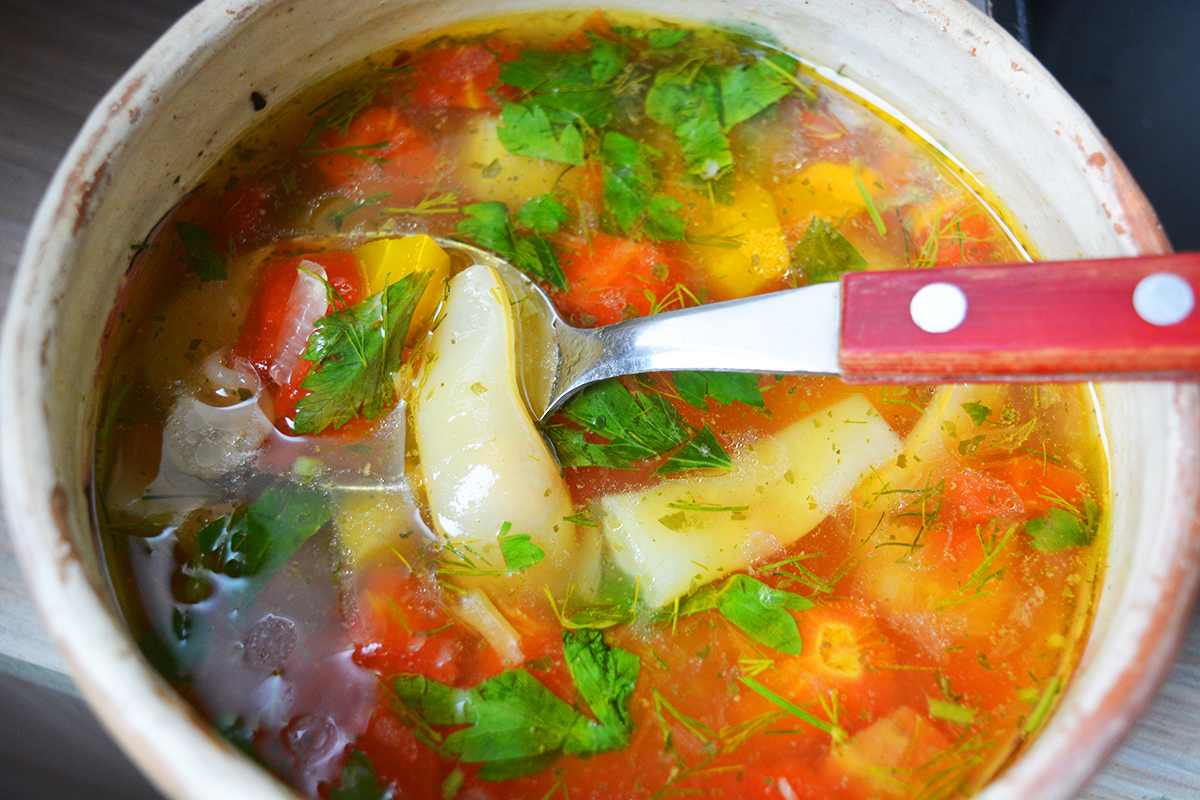 Ciorba acra cu legume