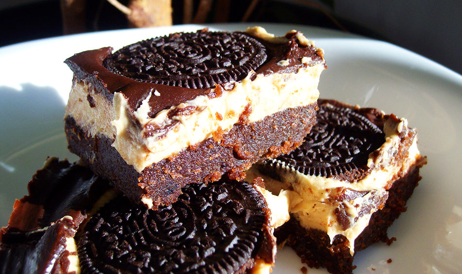 Prajitura cu unt de arahide si Oreo
