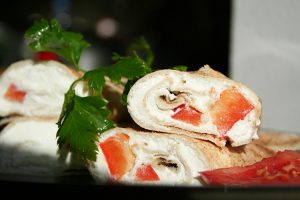 Sandwich cu Labneh si ardei gras